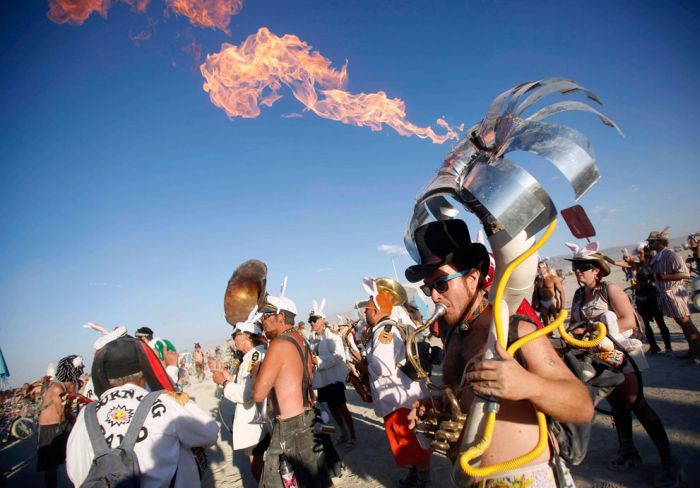 Фотоотчет с фестиваля Burning Man 2012 (40 фото)
