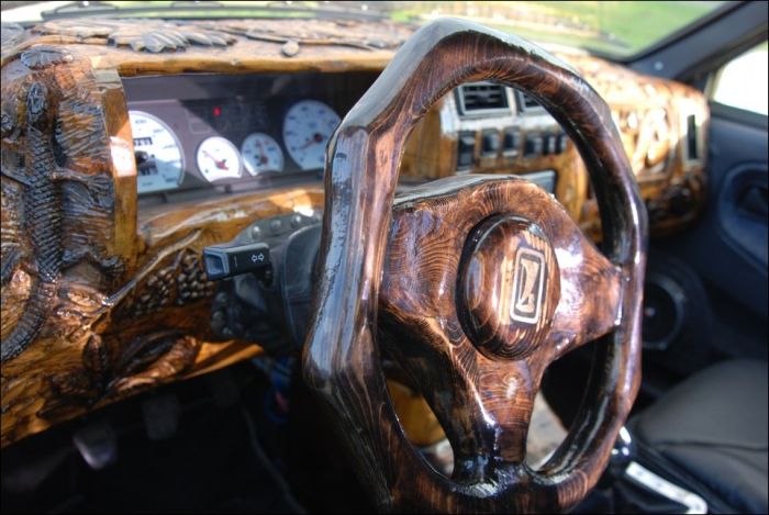 Деревянный тюнинг салона авто своими руками (10 фото)