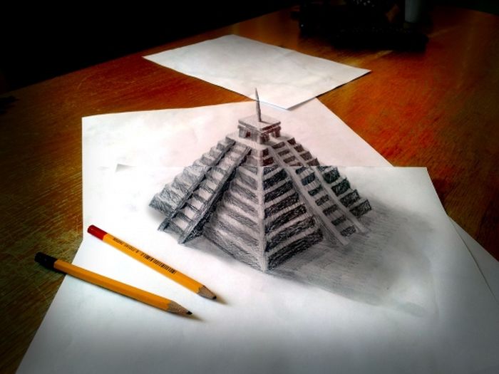 Шикарные 3D-рисунки, сделанные с помощью карандаша (33 фото)