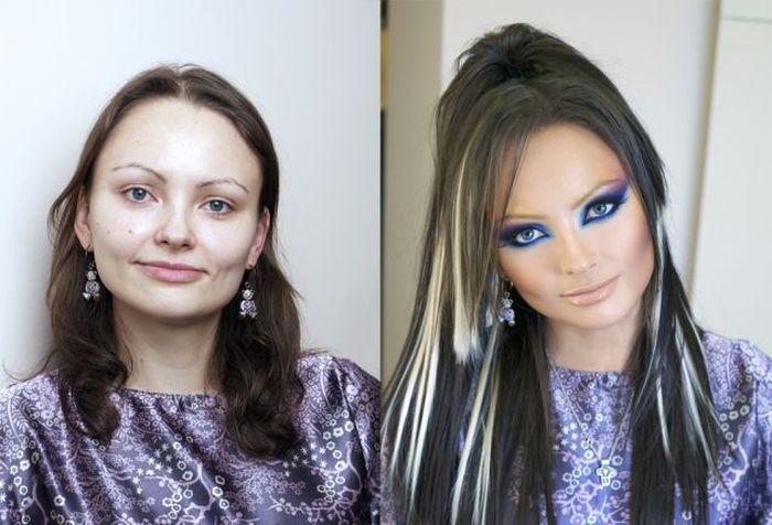 Чудеса, которые творит профессиональный макияж (20 фото)