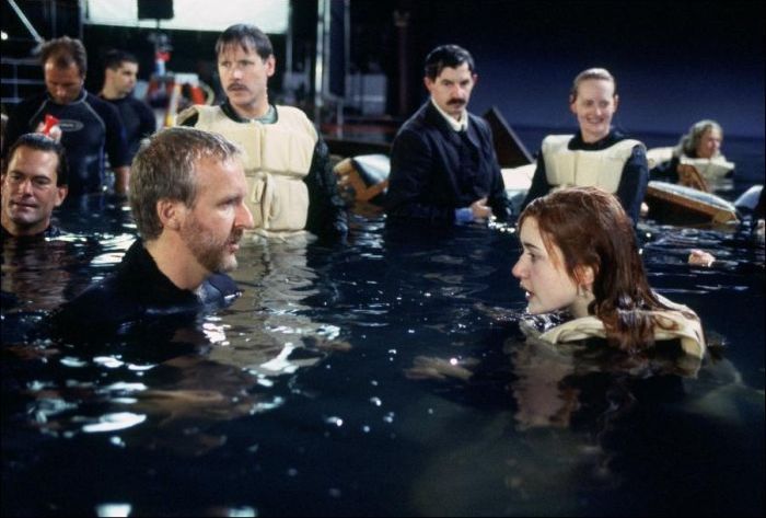 Кадры со съемок фильма "Титаник" (35 фото)