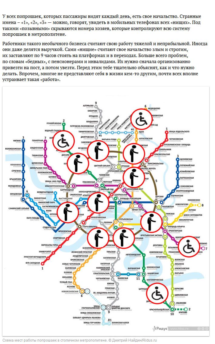 Как и сколько зарабатывают попрошайки в метро (17 фото)