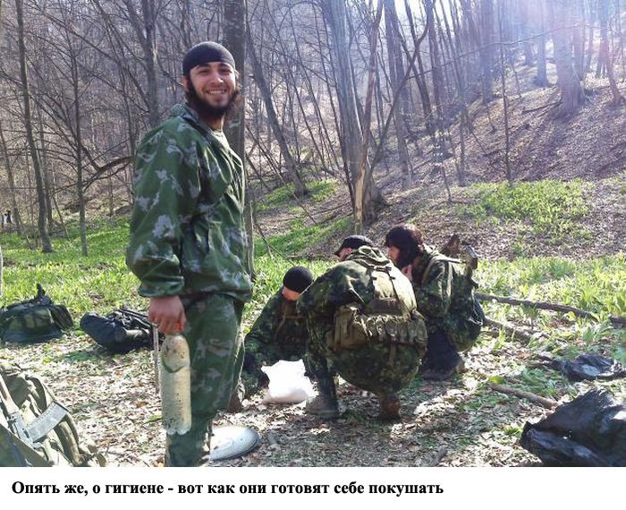Как террористы джихада скрываются в лесу (15 фото)