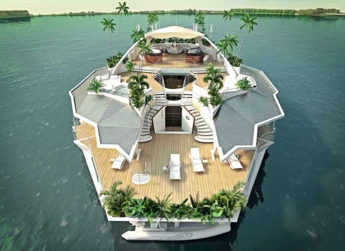 Уникальный дом-остров стоимостью 6,5 млн долларов (10 фото)