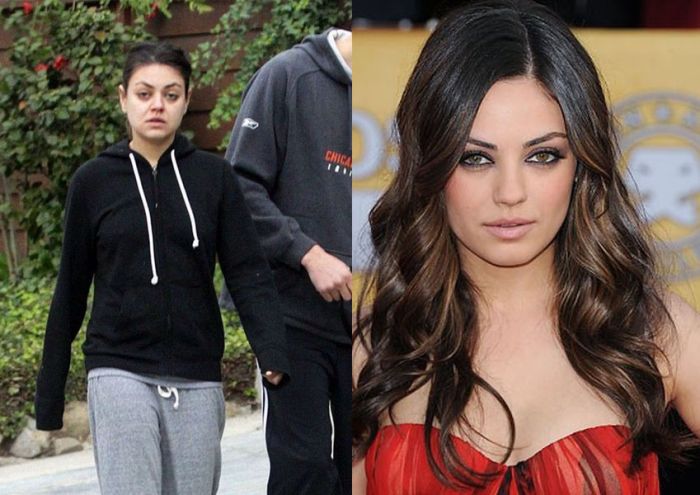 Как выглядит самая сексуальная девушка 2012 года без макияжа (8 фото)