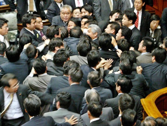 Массовые драки депутатов со всего мира за 2012 год (25 фото)
