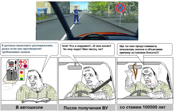 Применение ПДД на дорогах нашей страны (8 картинок)