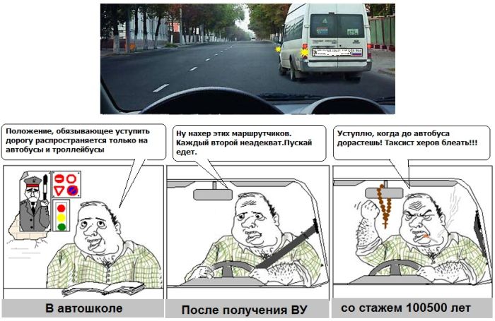 Применение ПДД на дорогах нашей страны (8 картинок)