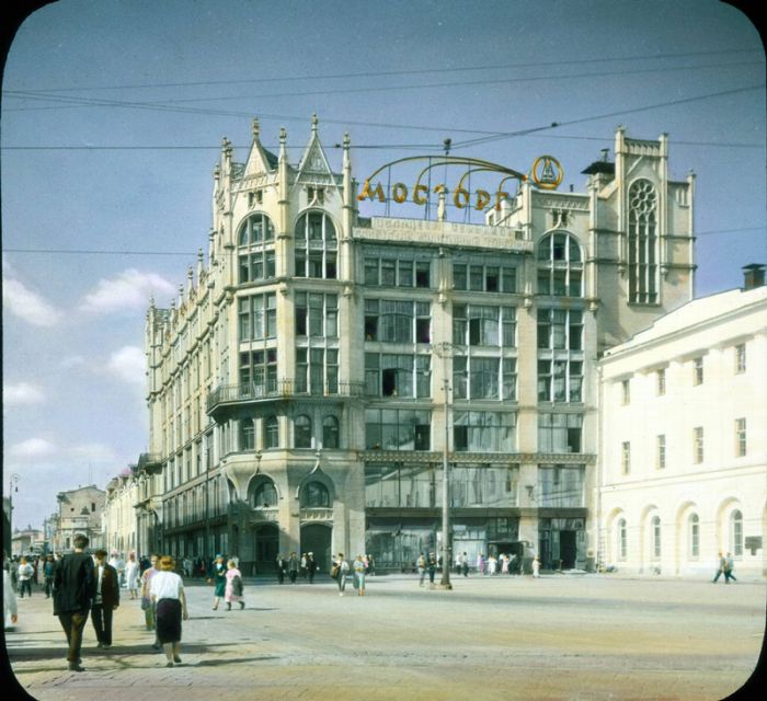 Редчайшие снимки цветной Москвы 1931 года в цвете (77 фото)