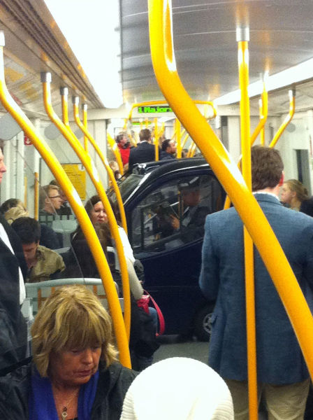 Странные пассажиры общественного транспорта (32 фото)