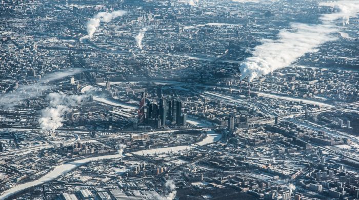 Москва с высоты птичьего полета (33 фото)