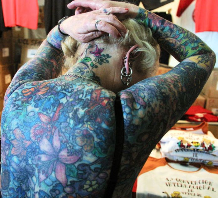 Люди, чьи тела изукрашены татуировками (80 фото)