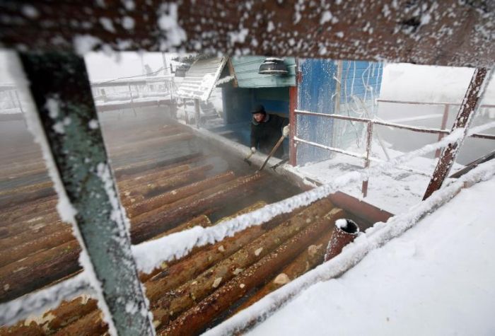 Лесопильно-деревообрабатывающий завод в Лесосибирске (10 фото)