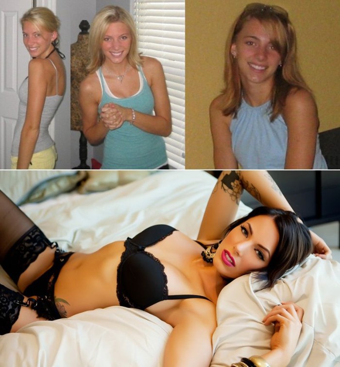 Какими были порно актрисы до начала карьеры (13 фото)