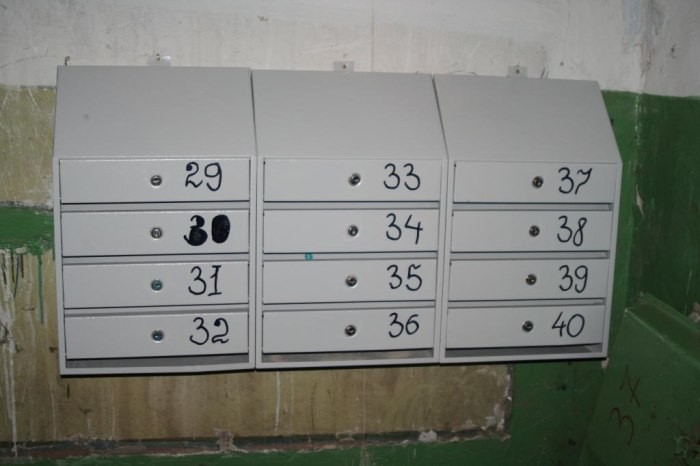 Загадка дня. Что не так с новыми почтовыми ящиками? (3 фото)