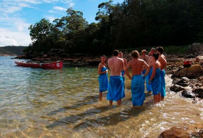 Нудистский заплыв в Сиднее (15 фото)