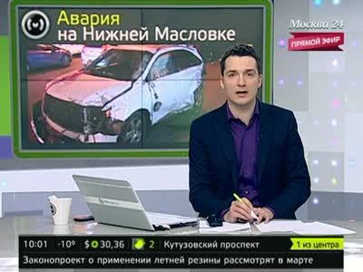 Серьезная авария по вине малолетки за рулем Cadillac Escalade (14.9 мб)