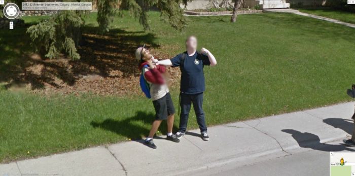Подборка приколов на Google Street View (50 фото)