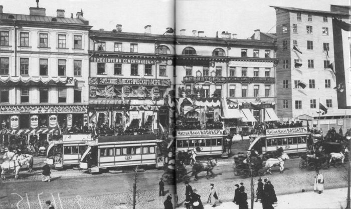 Как передвигался Санкт-Петербург в начале 20 века (20 фото)