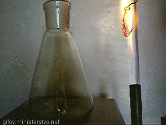 Интересные химические реакции (19 гифок)