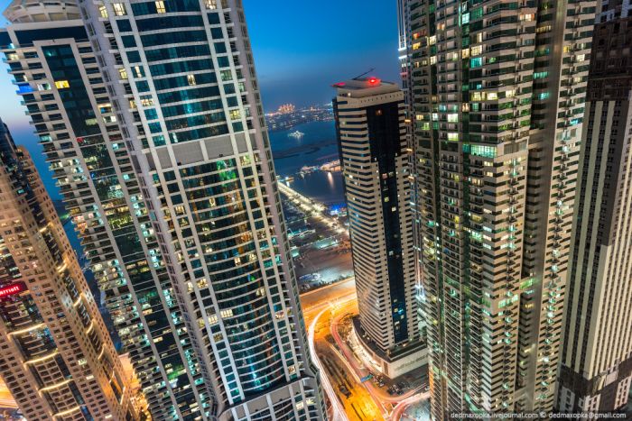 Удивительные виды с крыш Дубая (60 фото)