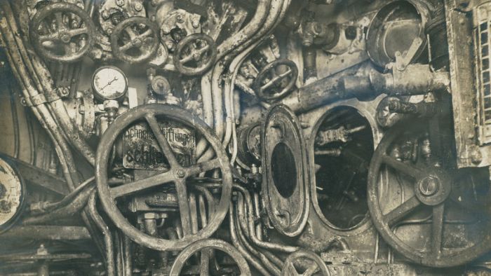 Устройство немецкой субмарины 1918 года (4 фото)