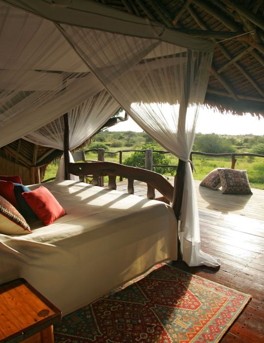 Удивительный отель в национальном парке в Кении (21 фото)