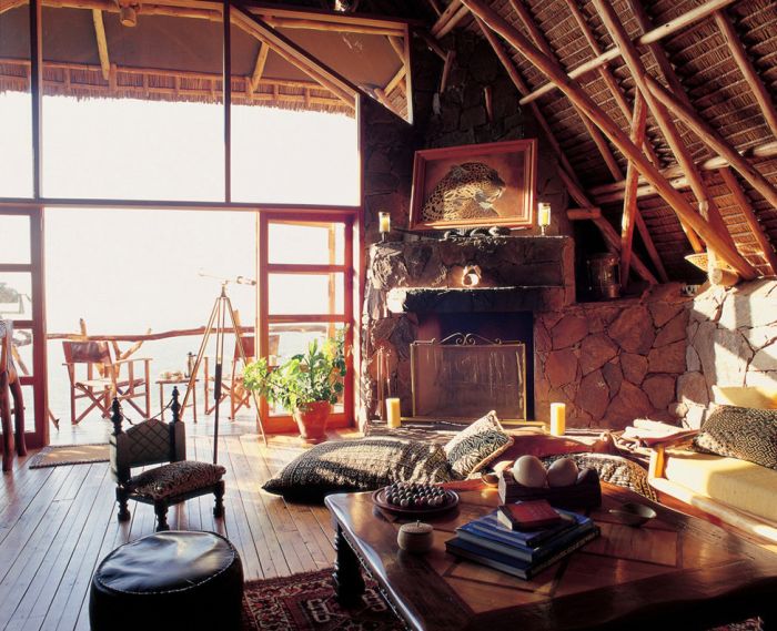 Удивительный отель в национальном парке в Кении (21 фото)