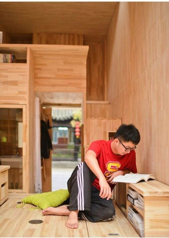 Креативный китайский проект крошечного жилого дома (14 фото)
