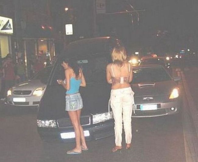 Девушки за рулем делают глупости (52 фото)