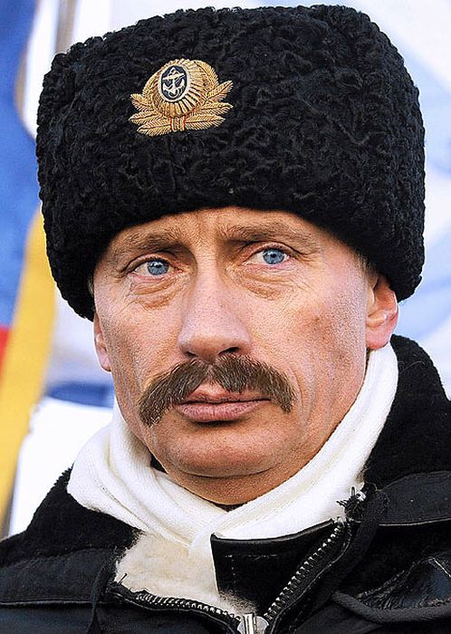 Необычный сайт фанатов Путина с усами (43 фото)