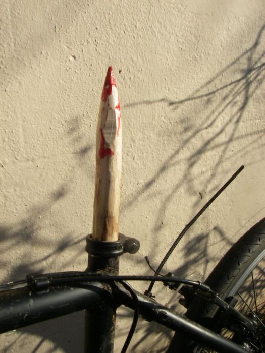 Креативная защита велосипеда от угона (9 фото)