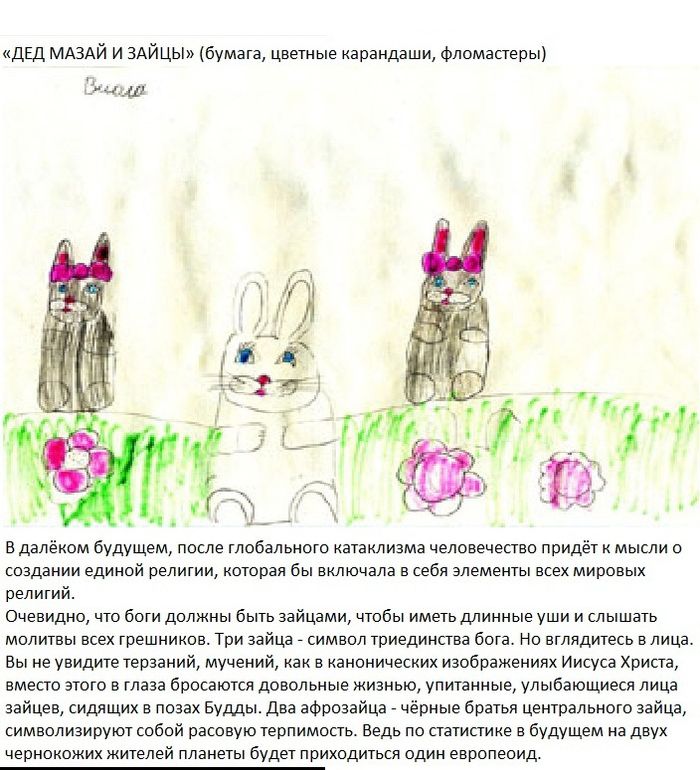 Профессиональные рецензии к детским рисункам (14 картинок)