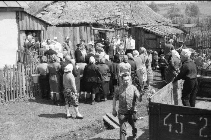 Сельская свадьба 1964 года в Рязанской области (56 фото)