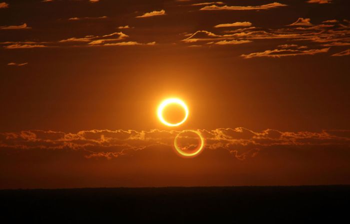 Необычное "Кольцо огня" в Австралии (11 фото)