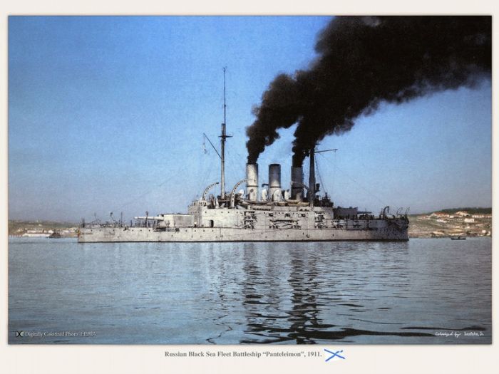 Цветные фотографии российского флота из прошлого (20 фото)