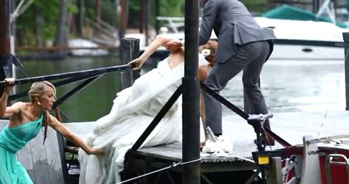 Почему нельзя делать свадебные снимки на пирсе (7 фото + видео)
