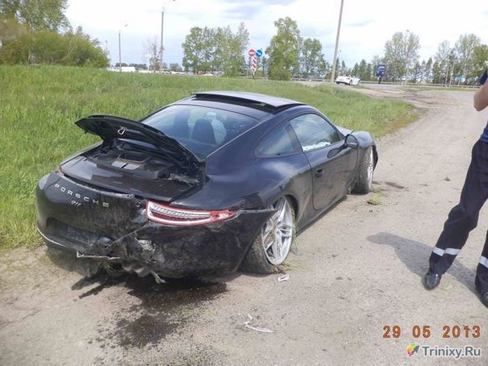 Неудачный тест-драйв заряженного Porsche 911 Carrera S за 5,5 млн рублей (11 фото)