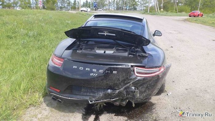 Неудачный тест-драйв заряженного Porsche 911 Carrera S за 5,5 млн рублей (11 фото)