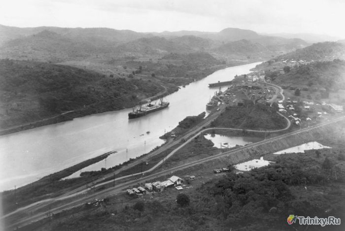 Как был построен Панамский канал (23 фото)