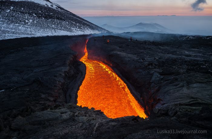 Извержение вулкана Толбачик на Камчатке (22 фото)