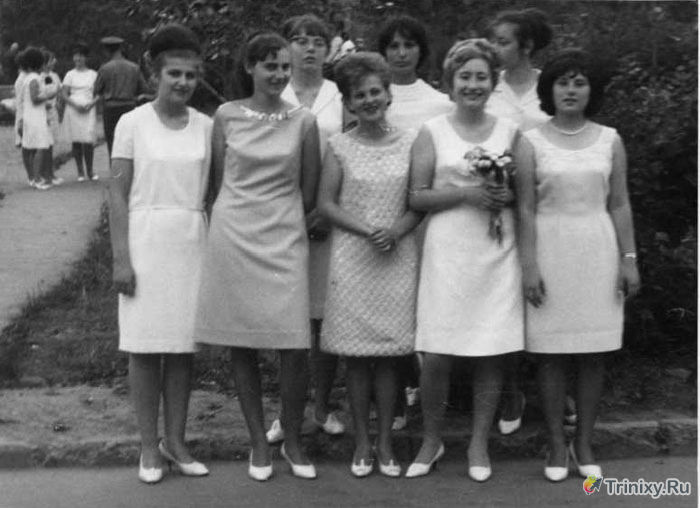 Как изменился вид выпускного платья с 1960 по 2013 годы (102 фото)