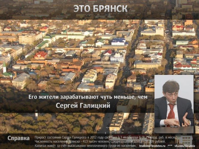 Олигархи зарабатывают больше, чем все жители некоторых городов России (6 фото)