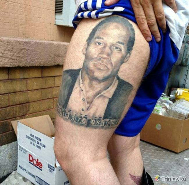 Самые неудачные татуировки знаменитостей (32 фото)