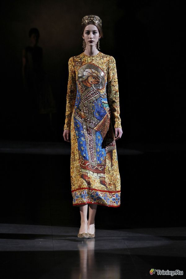 Странный стиль последней коллекции Dolce & Gabbana (10 фото)