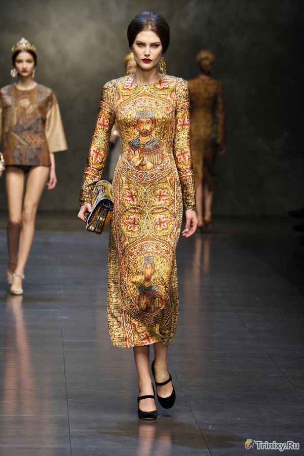 Странный стиль последней коллекции Dolce & Gabbana (10 фото)