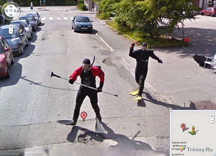 ТОП-25 самых странных снимков Google Street View (25 фото)