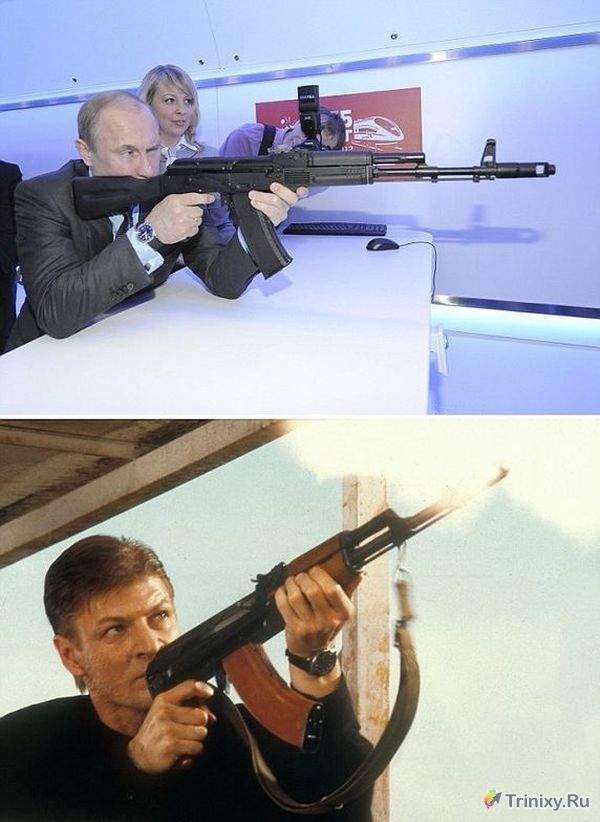 Владимир Путин в роли врага Джеймса Бонда (8 фото)