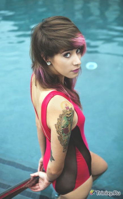 Привлекательные девушки в татуировках (57 фото)