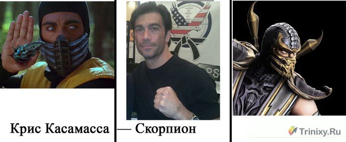Персонажи Mortal Kombat "тогда, сейчас и в видеоигре" (9 фото)